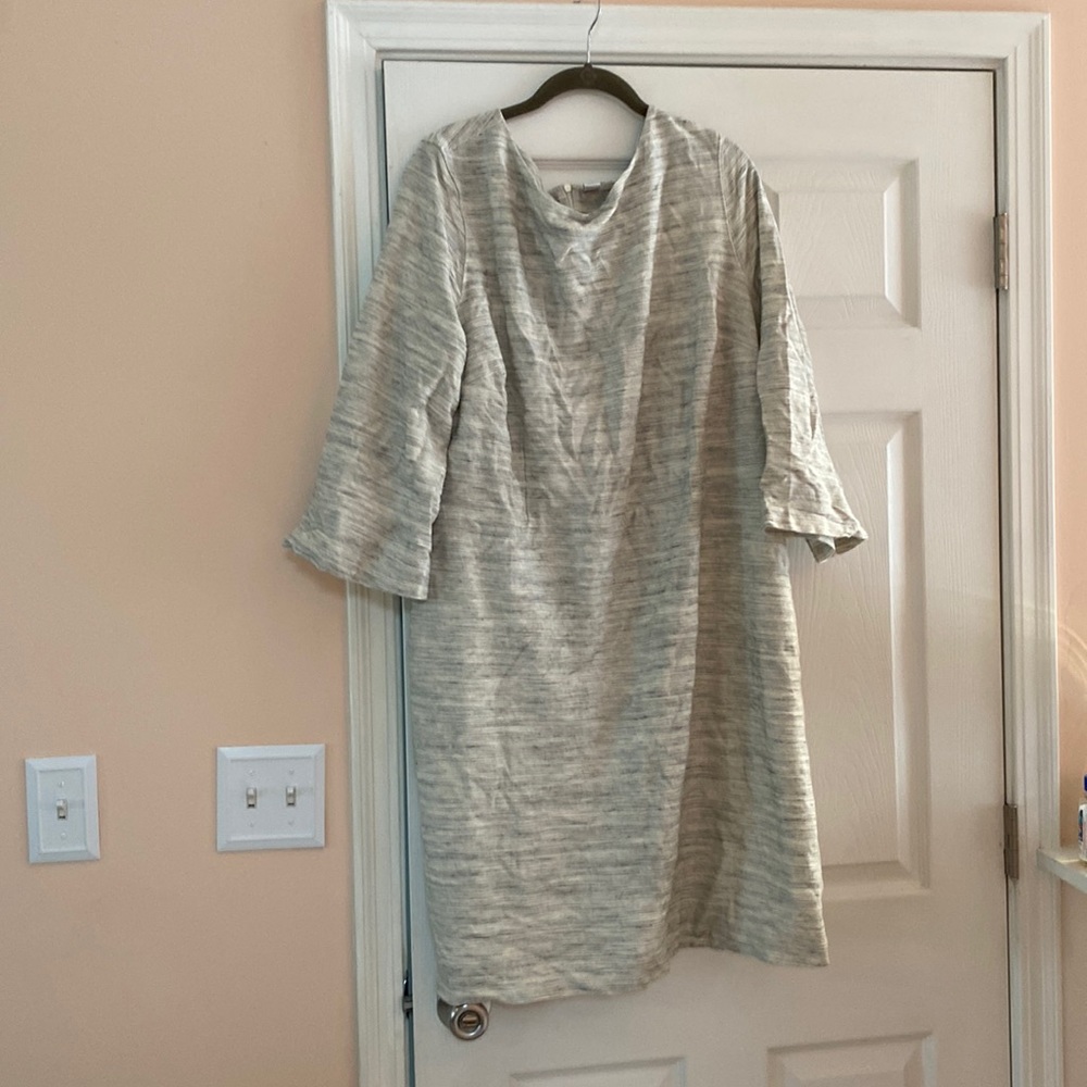 👗 old navy structured linen look dress xxl